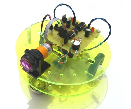 Diskbot Engel Algilayan Cizgi Izleyen Robot