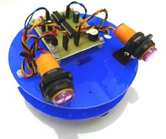 Diskbot MZ80 sensörlü engelden kaçan robot