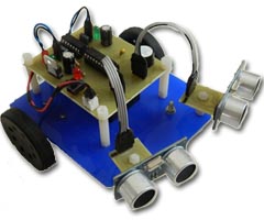 Ultrasonik Sensörlü Engelden Kaçan Robot